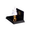Picture of Oil Lamp - Blue Onion Gold Design